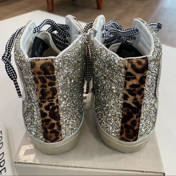 Golden Goose Slide Sneaker Neutral 37 Glitter - Picture 9 of 12